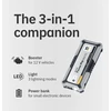 GYS automobilio akumuliatoriaus paleidimo įrenginys 12 V 1400 A su USB-C 085879