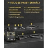 H HZXVOGEN 3-in-1 suvirinimo aparatas MIG, Lift TIG ir MMA, 140 A, HVM140
