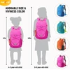 HALOVIE vaikiška kuprinė, 15 l, reguliuojamais diržais, rožinė, VENKI
