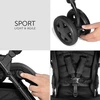 Hauck Sport lengvas sportinis vežimėlis su pasukamais ratais iki 15 kg, 171523