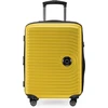 Kelioninis Hauptstadtkoffer kietas rankinis lagaminas 55 x 40 x 23 cm, 4 ratukai, TSA spyna, geltonas, ABS