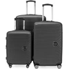 Kelioninis Hauptstadtkoffer kietų lagaminų rinkinys 3 vnt. ABS korpusas TSA spyna 55/68/77 cm HK-5400-GR