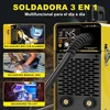 haxiaoer 145 A 3 viename suvirinimo aparatas Flux MIG/MMA/Lift TIG MIG145