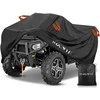 HAYCOVER vandeniui atsparus ATV keturračio uždangalas, juodas, 256 x 110 x 120 cm, XXXL