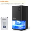 Heelay oro sausintuvas 1200 ml su automatiniu išsijungimu ir 7 spalvų apšvietimu KW-CS01