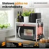 Heldenwunder Mikrobangų krosnelės pastatoma virtuvės lentyna, balta