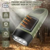 HENGBIRD rankinis LED žibintuvėlis su saulės įkrovimu, 30 lm, 2 vnt., RX2