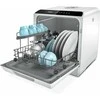 Hermitlux mini staline indaplovė, 43 cm pločio, 4 rinkinių talpa, 175 kWh/metus, balta