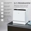 Hermitlux mini staline indaplovė, 43 cm pločio, 4 rinkinių talpa, 175 kWh/metus, balta