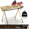 Herrselsam sulankstomas pjovimo stovas grandininiam pjūklui su laikikliu, 150 kg, DY5756-M-1