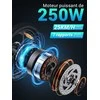 HillMiles elektrinis sulankstomas dviratis 20 colių 250 W, 36 V 13 Ah, 7 pavarų, juodas, MilePort 1