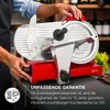 H.Koenig elektrinė pjaustyklė su reguliuojamu pjovimo storiu 0–12 mm, 25 cm nerūdijančio plieno peilis, MSX250
