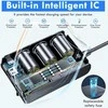 Hoembpn automobilinis 12/24 V šakotuvas 3x lizdai + 4x USB PD QC3.0, 127 W