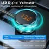 Hoembpn automobilinis 12/24 V šakotuvas 3x lizdai + 4x USB PD QC3.0, 127 W