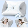 HOMCA CPAP pagalvė iš viskoelastinių putų 65 x 40 cm su vėsinančiu užvalkalu PL08
