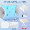 HOMCA CPAP pagalvė iš viskoelastinių putų 65 x 40 cm su vėsinančiu užvalkalu PL08