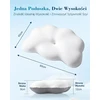 HOMCA ergonominė atminties putų miego pagalvė debesies formos 60 x 40 x 9/12 cm PL04