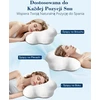 HOMCA ergonominė atminties putų miego pagalvė debesies formos 60 x 40 x 9/12 cm PL04