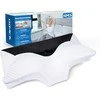 HOMCA ergonominė ortopedinė pagalvė iš atminties putų, juoda, 70 × 40 × 8,5/14,5 cm