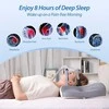 HOMCA ortopedinė CPAP pagalvė šoniniam miegui, 65 × 40 × 9/11 cm, atminties putų, pilka, PL08