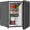 HOMCOM mini šaldytuvas 44 l, reguliuojamas termostatas, LED apšvietimas, juodas, 800-299V90BK