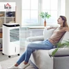 HOMCOM mobilus oro kondicionierius su nuotoliniu valdymu, 60 W, 10 l talpa, 20 m², 824-037V90