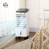 Kondicionierius HOMCOM mobilus oro vėsintuvas 3in1 su drėkinimo, vėsinimo ir ventiliatoriaus funkcijomis, 65 W, nuotolinio valdymo pultas, 3,5 l talpa, 824-063V90CW