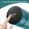 Homealexa kelioninis termopuodelis 500 ml su LED temperatūros ekranu