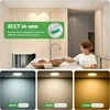 HOMEOW įleidžiamas LED lubinis šviestuvas, 7 W, reguliuojama spalva, 230 V, itin plonas, 98 mm, komplektas YZ-RCL7D3CCT