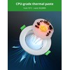 HOMEOW įleidžiamų LED šviestuvų komplektas, 5 W, 230 V, reguliuojamas apšvietimas, 68–80 mm, 6 vnt., nikeliuotas