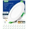 HOMEOW įleidžiamų LED šviestuvų rinkinys, 7 W, 230 V, 20 vnt., pritemdomi, 75–90 mm, YZ-RCL7D3CCT