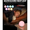 HOMGEN baltojo triukšmo aparatas kūdikiams su LED naktine lempa, 24 garsais, BY016