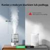 Homvana ultragarsinis oro drėkintuvas 3,6 l, 360° rūkas, 34 val., H101