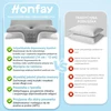 Honfay ergonominė atminties putų kaklo pagalvė 60,1 x 42,1 x 14,1 cm, modelis 364
