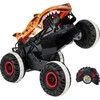 Hot Wheels nuotoliniu būdu valdomas Monster Trucks Tiger Shark automobilis 1:15 HGV87
