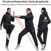 HOTSUIT moteriškas saunos kombinezonas iš gumos, juodas, L, 6540904-BLK-L