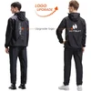 HOTSUIT vyriškas pirties kostiumas treniruotėms, juodas, 5XL, 5540904-BLK-5XL