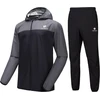 HOTSUIT vyriškas saunos kostiumas su gobtuvu, pilkas, S, 513140020