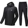HOTSUIT vyriškas sportinis saunos kostiumas su užtrauktuku, juodas, 3XL H1214024-BLK-3XL