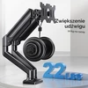 HUANUO dvigubas monitorių laikiklis 17–32 col. VESA 75/100 mm HNDS18