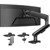 HUANUO monitoriaus laikiklis 33–102 cm ekranams, iki 12 kg, VESA 75 × 75/100 × 100 mm HNDMA92B