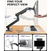 HUANUO monitoriaus laikiklis FlowLift Pro 13–32 col., iki 9kg, VESA 75/100 mm HNDMA118B-SS