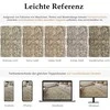 HUGEAR kilimas 150 × 210 cm, polipropilenas, neslystantis, skalbiamas, žemas plaukas, rudas, X23IU0027