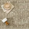 HUGEAR kilimas 150 × 210 cm, polipropilenas, neslystantis, skalbiamas, žemas plaukas, rudas, X23IU0027