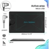 HUION grafinė planšetė su USB jungtimi, 8192 spaudimo lygiai, 10 colių HS610