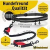 Hundefreund laisvų rankų elastingas pavadėlis šunims su bėgimo diržu 120–180 cm 5P-SSB6-R7TE