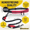 Hundefreund laisvų rankų šuns pavadėlis su juosmens diržu, elastingas 120–180 cm