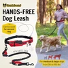 Hundefreund laisvų rankų šuns pavadėlis su juosmens diržu, elastingas 120–180 cm