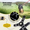 Hundefreund šunų petnešos dideliems šunims, L dydžio, juodos, atšvaitinės