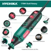 HYCHIKA elektrinis daugiafunkcis įrankis 170 W, kintamas greitis 8000–35000 aps./min., rinkinys su lankstiniu velenu, E0126EU